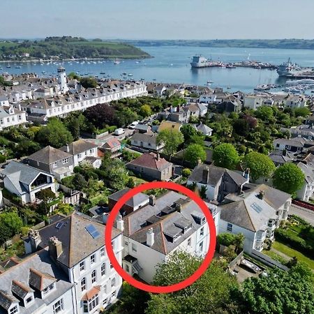 Pendennis - Bright Victorian Flat, Sea Views & Close To Beach Falmouth Extérieur photo